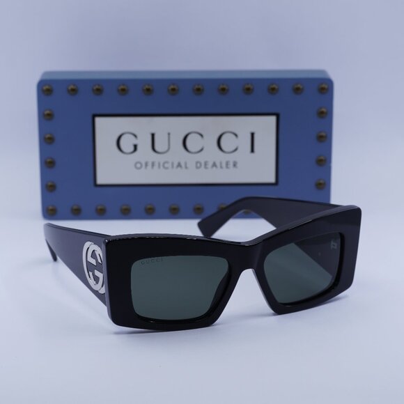 Final Price! Gucci GG1842S 001 Black/Grey Sunglasses